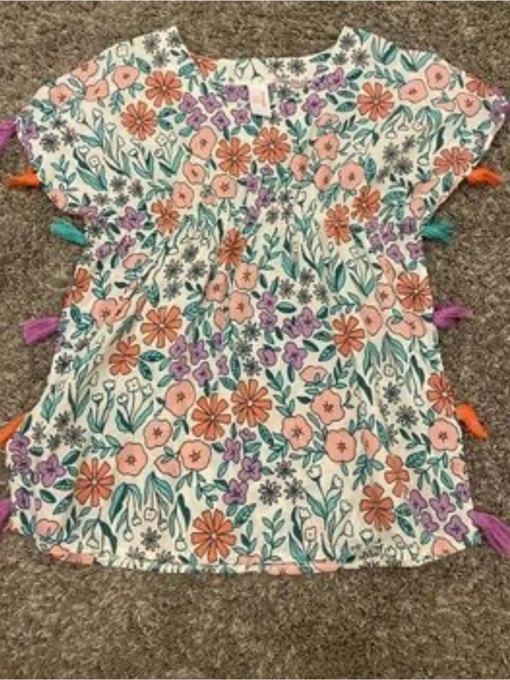 abercrombie kids Green Leaf & Pink Floral Swim Coverups